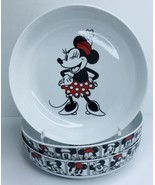 3 Serving Pasta Dinner Bowl 8.5&quot; DISNEY Minnie Mouse New - £26.92 GBP