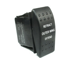 Carling MOMENTARY Rocker Switch SPDT 20A 12VDC (ON) OFF (ON)  Outer Ring... - $10.75