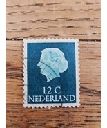 Netherlands Stamp Queen Juliana 12c Used Circular Cancel 345 - €0,85 EUR Netherlands Stamp Queen Juliana 12c Used Circular Cancel 345 - €0,85 EUR