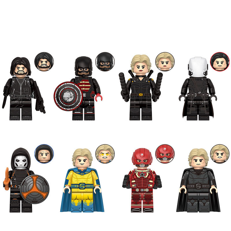 8 Pieces Marvel Thunderbolts &amp; Dark Avengers Minifigure Collection - $20.60