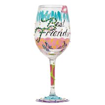 Lolita My Tiara Artisan Painted Wine Glass Gift - $21.66