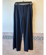 NWOT ARMANI COLLEZIONI Black Cotton Blend Dress Pants SZ 2 Made in Italy - $101.55 CAD