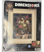 Dimensions Gallery Ginger Jar Bouquet Crewel Kit 12&quot; x 16&quot; Sealed #1532 - £10.79 GBP