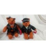 Eastern motorcycle plush teddy bears-Teddy and Toots. - £23.79 GBP