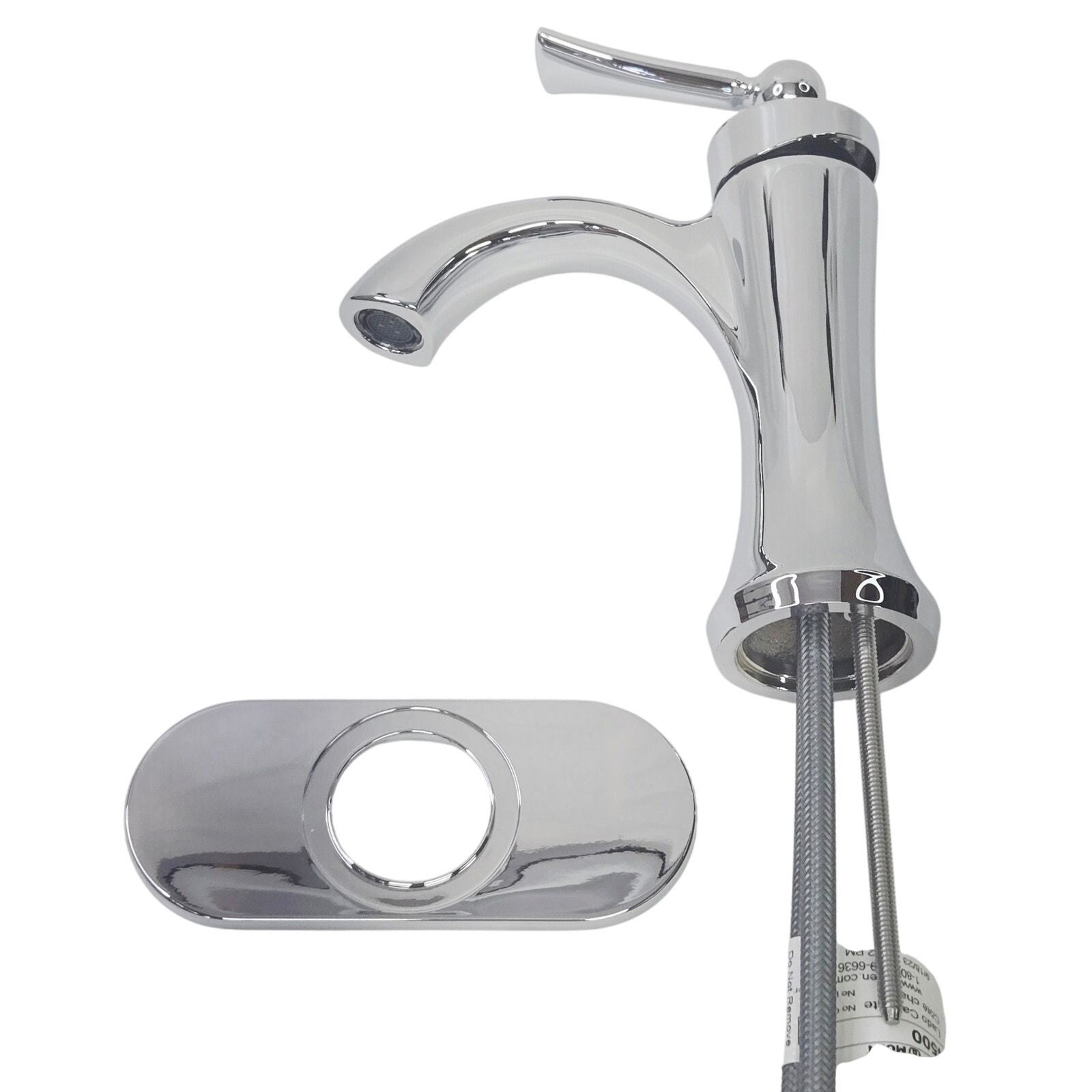 Moen 4500 Wynford Single Hole Bathroom Faucet with Pop-Up Drain Assembly... - $125.90