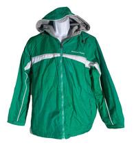UNIVERSAL STUDIOS Long Sleeve Full Zip Fleece Jacket Green White Medium - $22.76