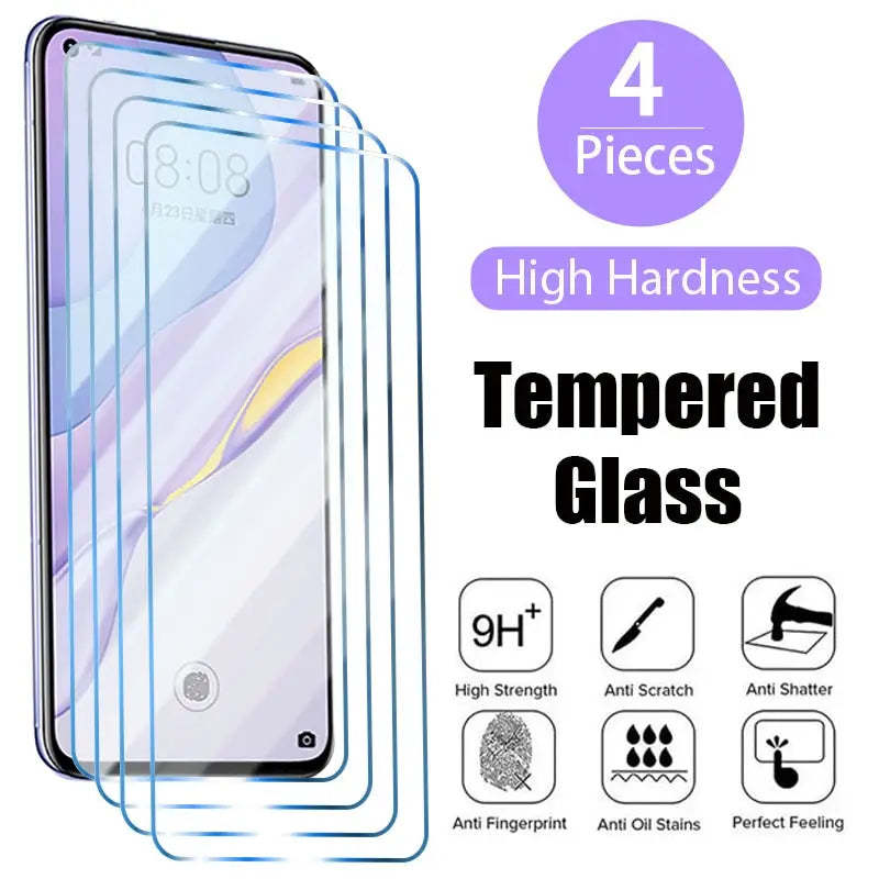 Primary image for 4x Screen Protector for Huawei Mate 20 P30 P20 P40 Lite E 5G Tempered Glass for 