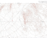 Moapa Peak SE, Nevada 1969 Vintage USGS Topo Map 7.5 Quadrangle Topographic - $23.99