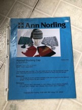 Ann Norling Knitting Pattern Pointed Stocking Cap child to adult # 61 - $10.84