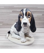 Vintage 1983 Homco Basset Hound Dog 5.25&quot; Masterpiece Porcelain Figurine  - $17.97