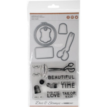 Decorative Dies And Stamp Set Tailor Made - £32.98 GBP