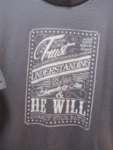 Proverbs 3:5-6 Trust in the Lord  with your whole heart Men&#39;s shirt 2XL ... - $13.50
