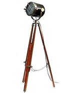 Nautical Vintage Tripod Wooden Stand Floor Lamp For Christmas Decorative... - £174.26 GBP