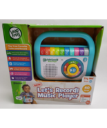 Leap Frog Let&#39;s Record Music Player 40 Songs Bluetooth Stream Music New - £31.07 GBP