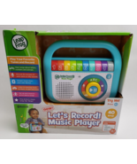 Leap Frog Let&#39;s Record Music Player 40 Songs Bluetooth Stream Music New - $39.55