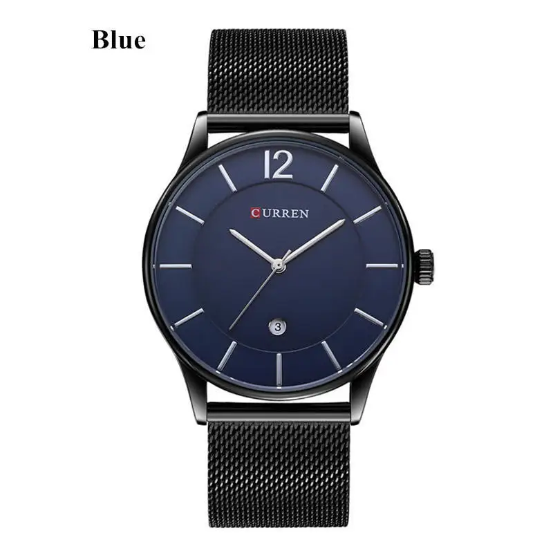 CURREN 8231 Fashion Popular Man Watches Luxury Steel Band Men&#39;s Quartz W... - £24.16 GBP