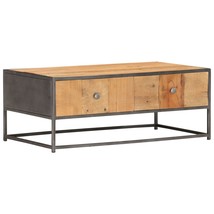 Coffee Table 90x50x35 cm Solid Reclaimed Wood - £172.93 GBP
