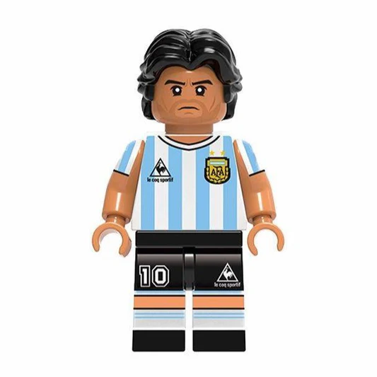 Diego Maradona Custom Minifigure Football Legend - $8.20 CAD