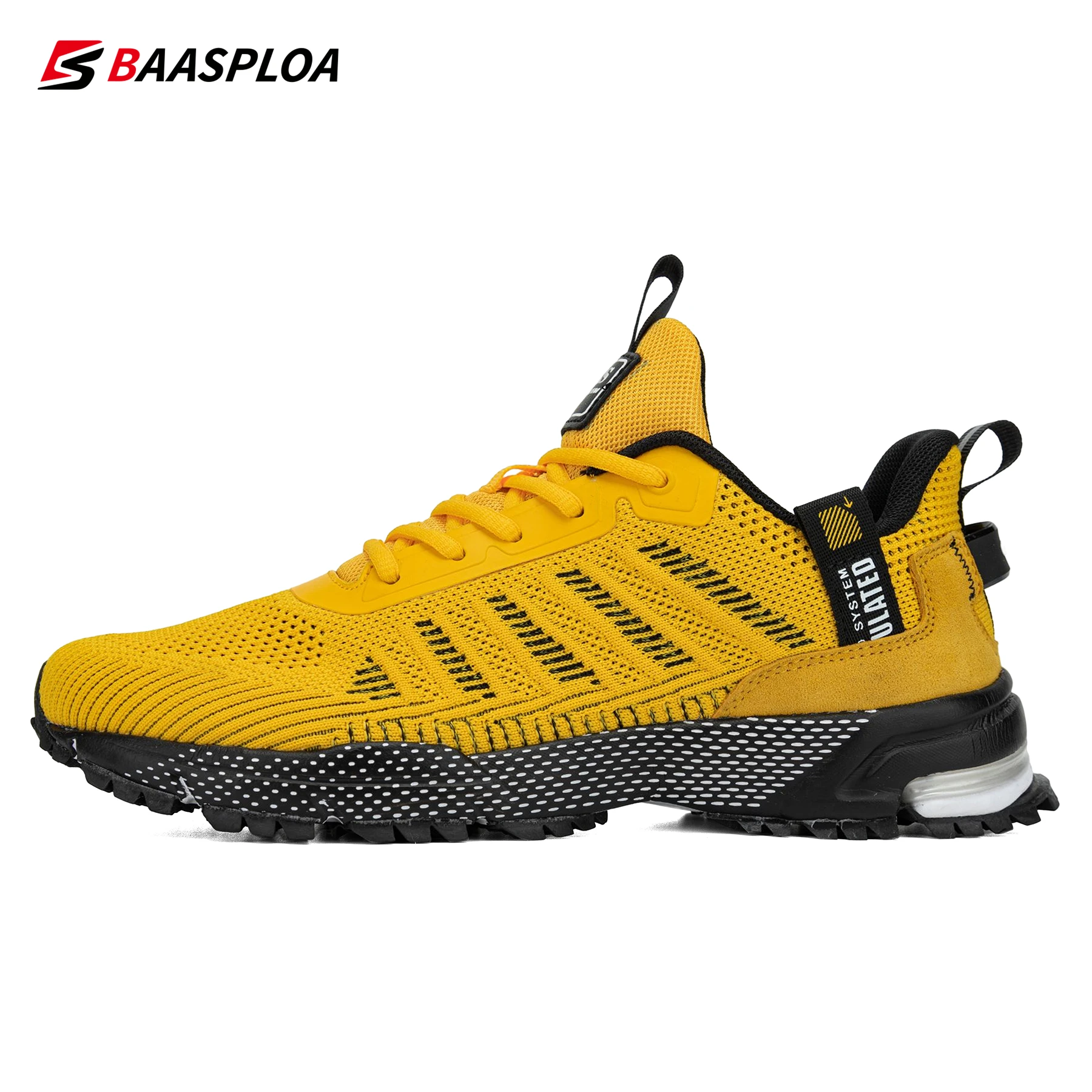 Shoes baasploa 2022 male sneakers shoes breathable mesh outdoor grass walking gym shoes thumb200