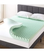 4 Inch Egg Crate Memory Foam Mattress Topper, Queen, Certipur-Us Certifi... - $98.98