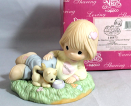 Precious Moments Caring Make Time For Loving Caring Sharing #118873 Limited Ed - £33.60 GBP