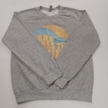 Gildan Heavy Blend HERE COMES THE SUN Men Gray Cotton Blend Graphic Sweatshirt S image 10