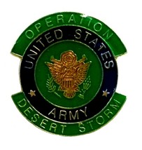 Operation Desert Storm United States Army Hat Tac or Lapel Pin Collector... - $6.75