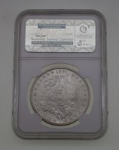 1887 $1 Silver Morgan Dollar Graded by NGC as MS-63☆! Nice Reverse Rim Toning - £233.93 GBP