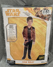 Star Wars Han Solo Child Costume Size Small #1202 (fits A4-6) Brand New 4 Pieces - $21.99