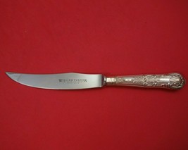 Queens by William Turner English Sterling Silver Steak Knife 8 1/2&quot; Antique - £86.25 GBP