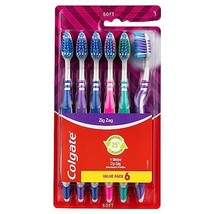 Colgate Toothbrush Zig Zag Soft 6pk - £6.91 GBP