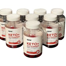 8PK Apex Keto Gummies Weight Loss Support 30 ACV Gummies  Exp 10/24 &amp; 12/24 - $39.08