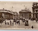 Bank of England &amp; Royal Exchange Real Photo Postcard 1920&#39;s - $11.88
