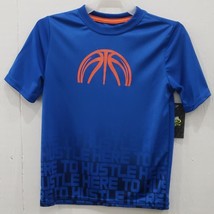 Athletic Works SS Graphic Tee Size M (8) Color Blue - $10.88