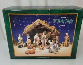 O Oh Holy Night Warehouse 104 Coyne&#39;s &amp; Company 2000 Porcelain Nativity Set - £63.31 GBP