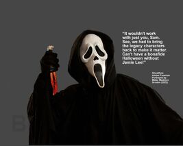 SCREAM'S GHOSTFACE "IT WOULDN'T WORK WITH JUST YOU..." QUOTE PHOTO VARIO... - $4.79+