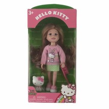 2010 TY Li&#39;l Ones Spring Hello Kitty with Girl Doll 4&quot; Collectible Comb Hair  - £30.62 GBP