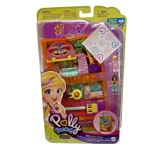 Micro Polly Pocket Jungle Safari Compact with 2 Micro Dolls and Accessories NEW - $13.25