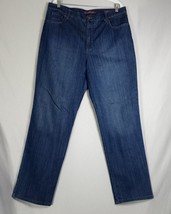 Gloria Vanderbilt Amanda Straight High Rise Dark Wash Women&#39;s Jeans Size 18 - £13.91 GBP