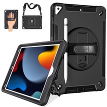 Case For Ipad 10.2 9Th Generation 2021: Military Grade Heavy Duty Shockproof Cov - £21.16 GBP