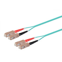 Monoprice 39434 MONOPRICE MULTI-MODE OM4 FIBER OPTIC CABLE - SC-ST UL 3M... - $40.23