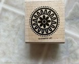 Stampin&#39; Up! Mandela Flower Rubber Stamp Friendly Flowers Series 1 1/2&quot; ... - £8.81 GBP