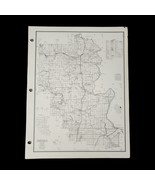 VTG Marinette County Map Wisconsin Department of Transportation Highways... - $21.78