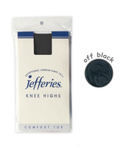 Jefferies Socks Womens Sheer Nylon Knee High Trouser Plus Size Black Tall Socks - £5.13 GBP