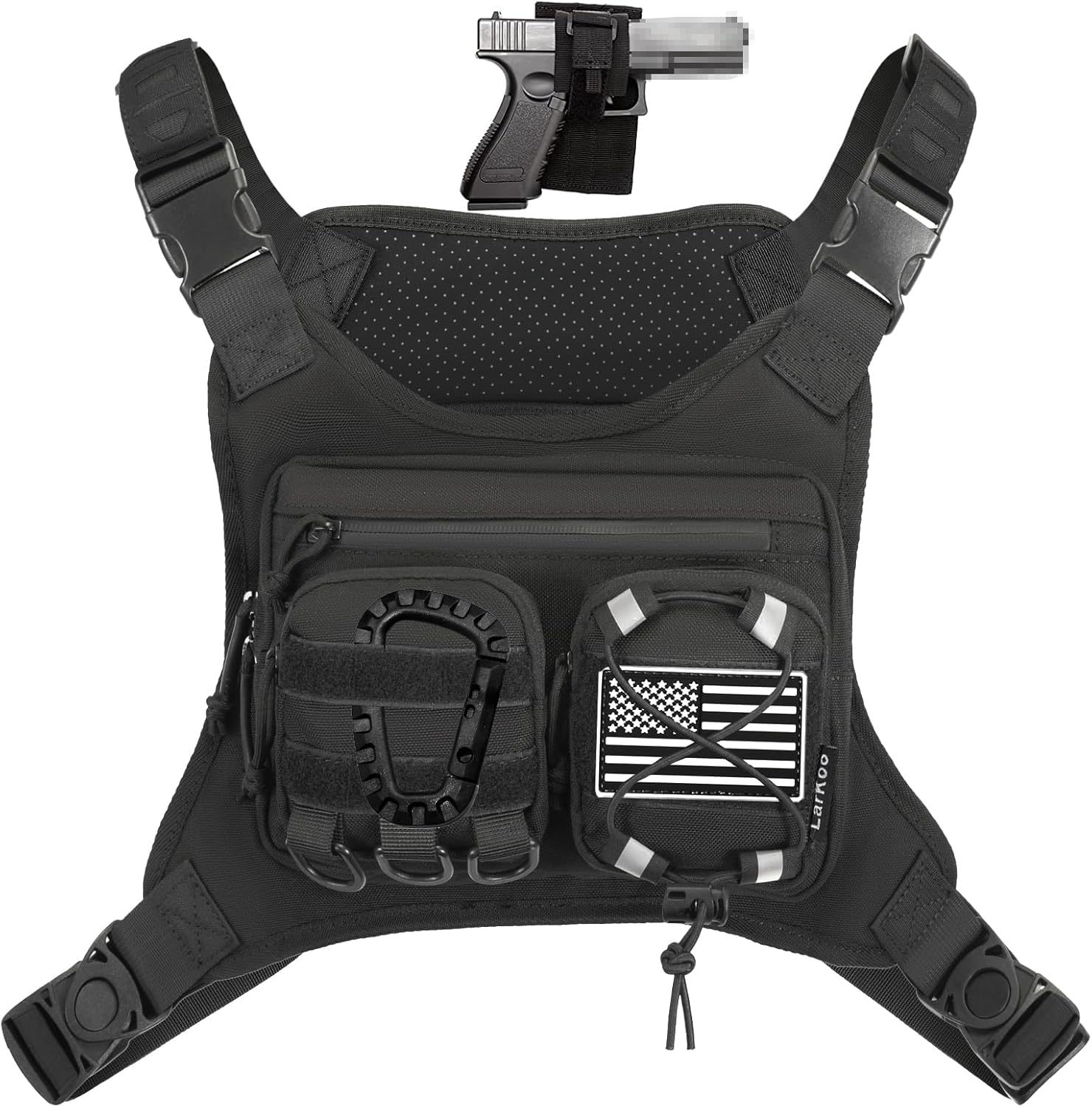 Sports Chest Holster Bag Edc Pouch Bag Ifak Chest Pack For Running - $35.94