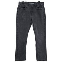 BKE Jake Straight Leg Gray/Black Wash Denim Jeans Mens 34S Skater Grunge - $24.99