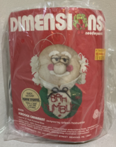 Dimensions Scrooge Ornament Needlepoint Kit Puffie Stuffns Vtg 5 in - $8.87