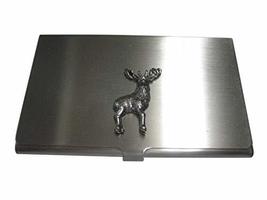 Kiola Designs Medium Full Stag Deer Business Card Holder - £32.04 GBP