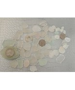 40+ Pieces ~ Genuine Lake Erie Beach Glass ~ Surf Tumbled ~ Frosted (105) - $42.04 CAD