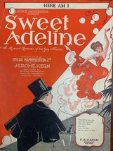 Here I Am Sweet Adeline unsigned sheet music - $10.00